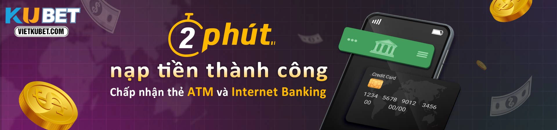 nạp tiền kubet 2 phút